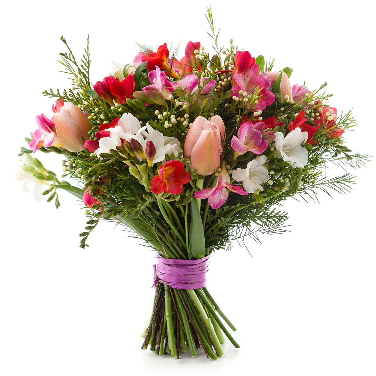 Свадебные букеты невесты из фрезий